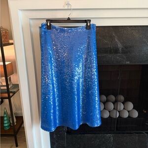 Alexis Blue Sequin Women's Skirt